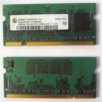 Модуль памяти для ноутбуков 256MB DDR2 SODIMM PC3200 (Калининград)